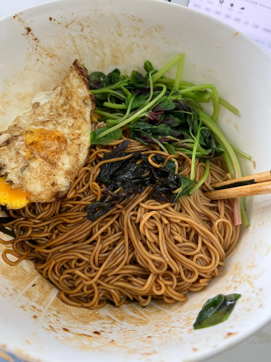 极香的葱油面
