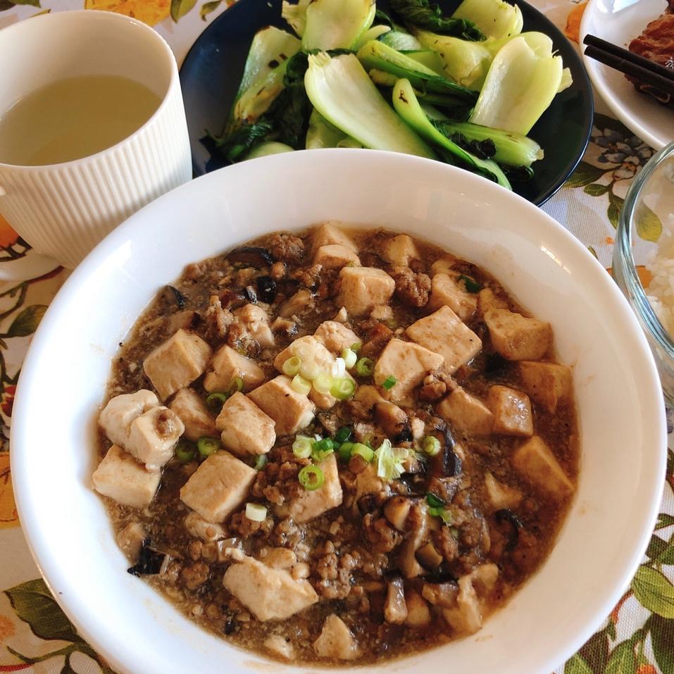 超级下饭的香菇肉沫豆腐