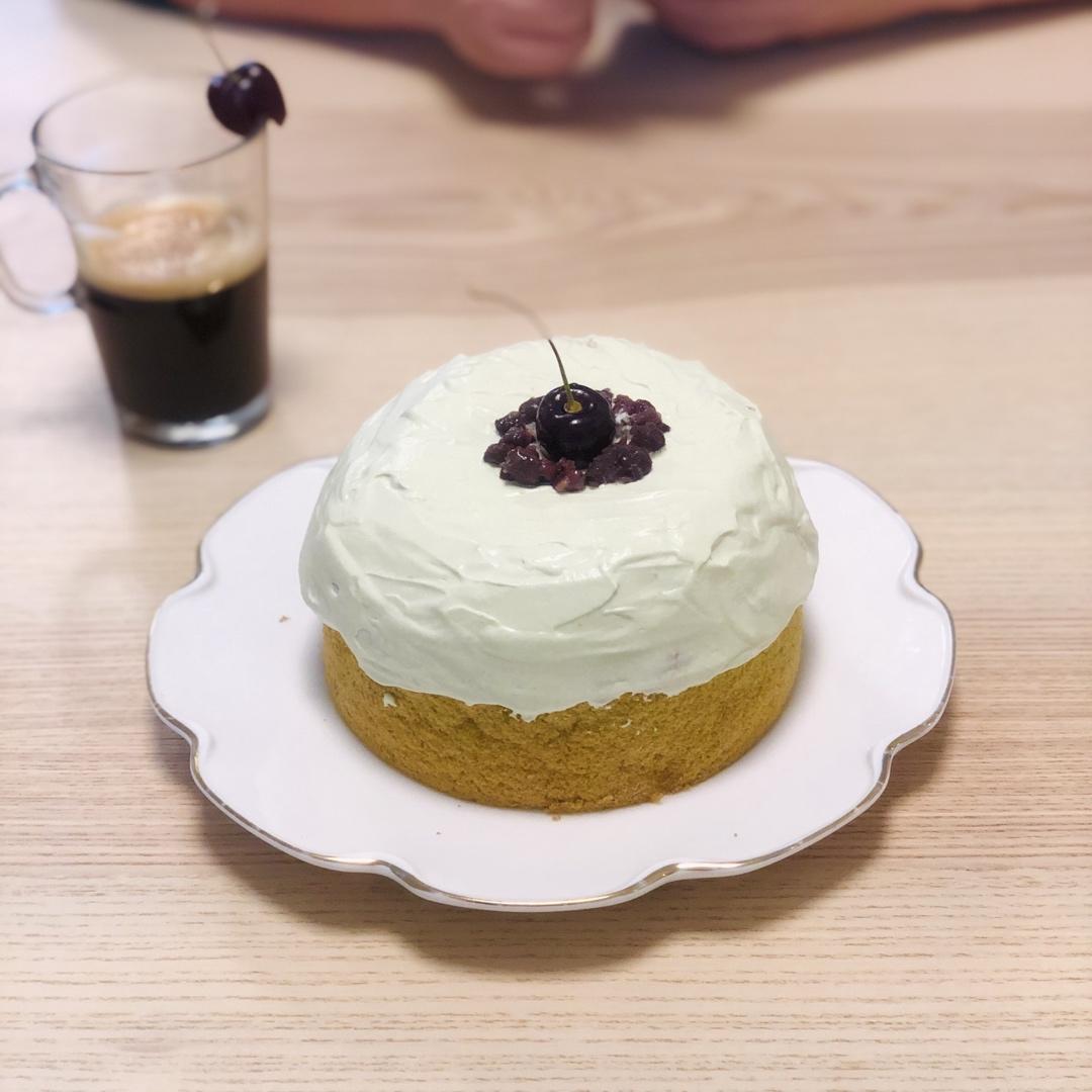 超详细低糖少油菠菜戚风蛋糕 后蛋法