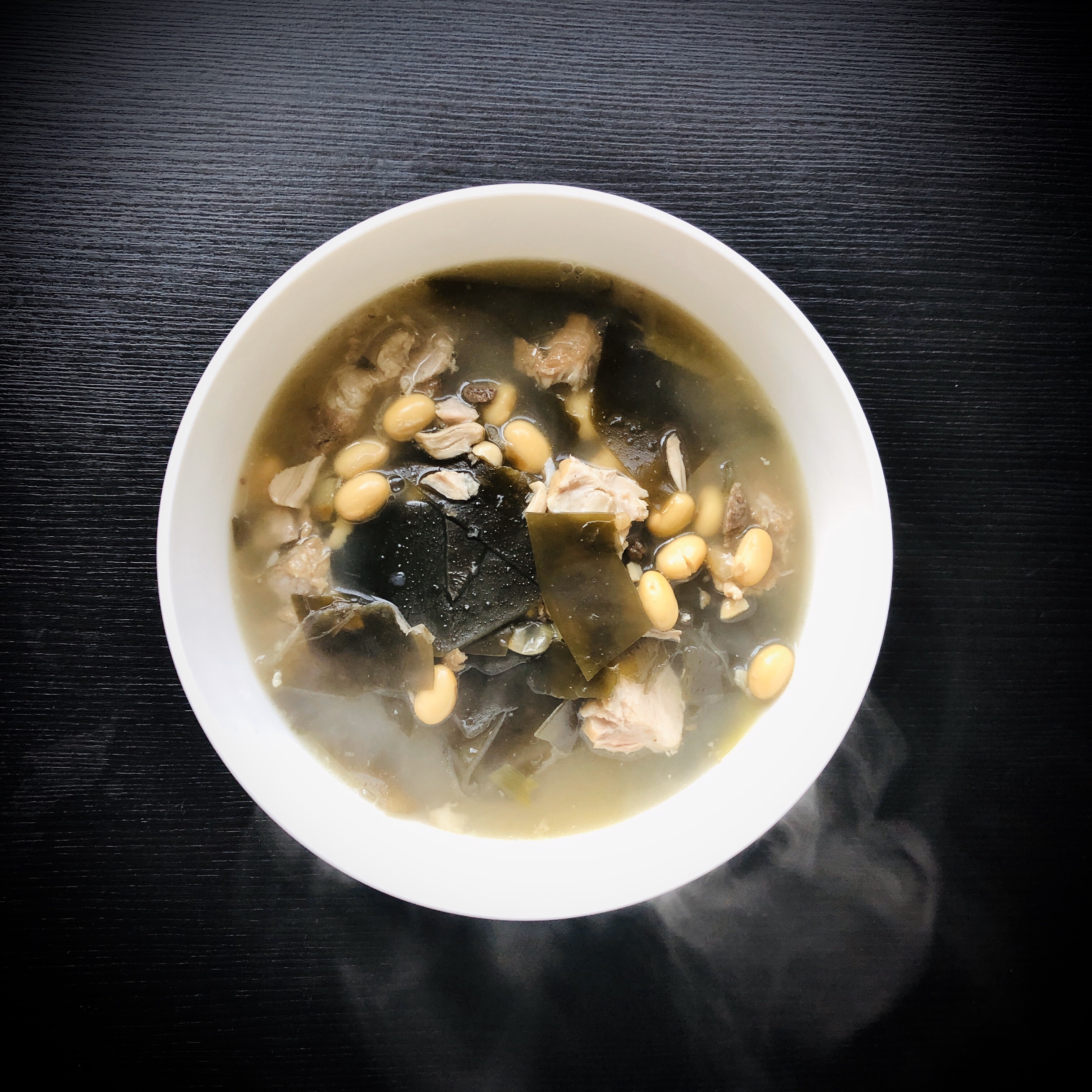 海带排骨黄豆汤的做法
