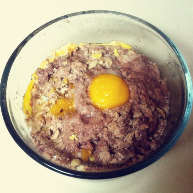 肉饼子炖蛋