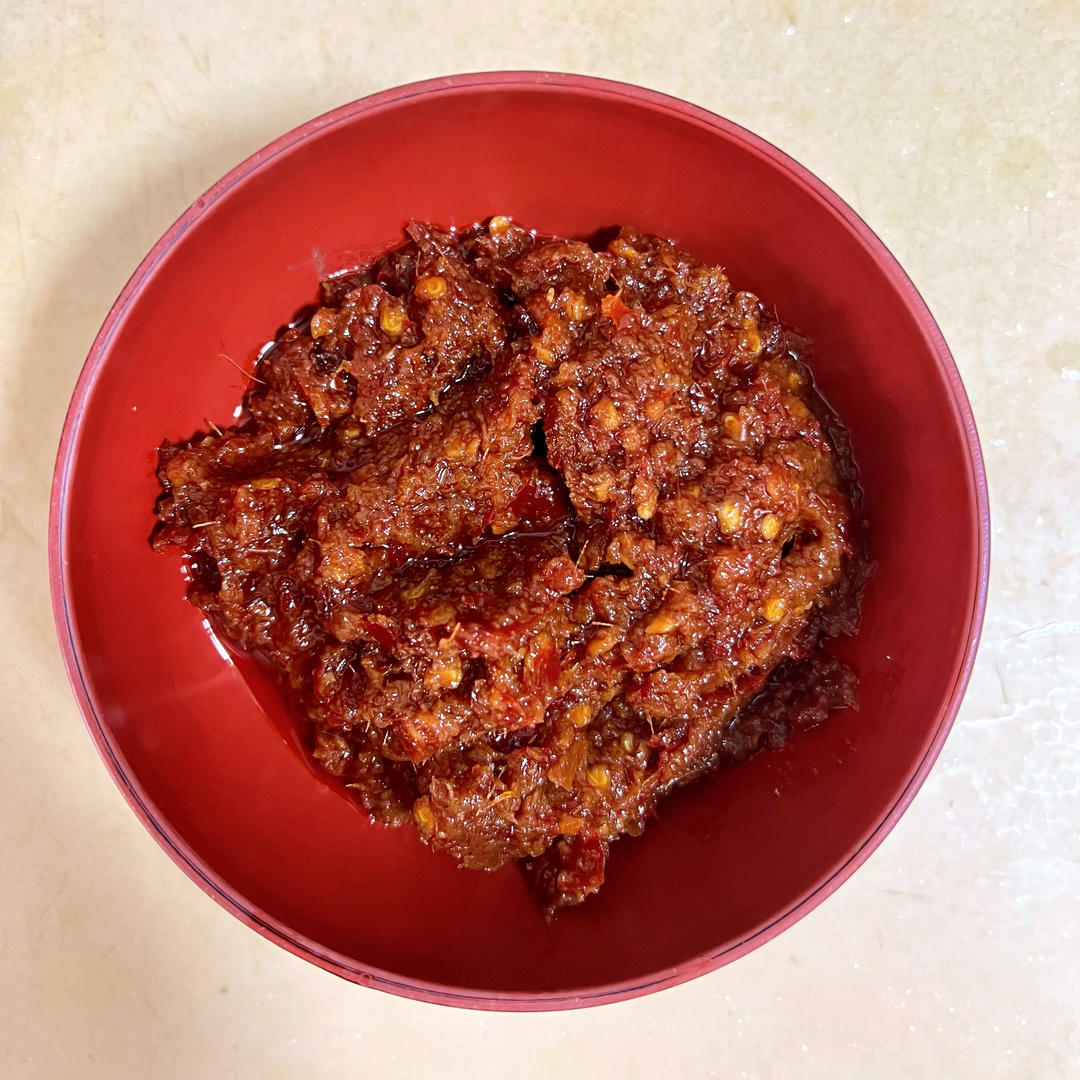 南洋风味 【微波炉版多用途马来叁巴酱 】（Sambal )