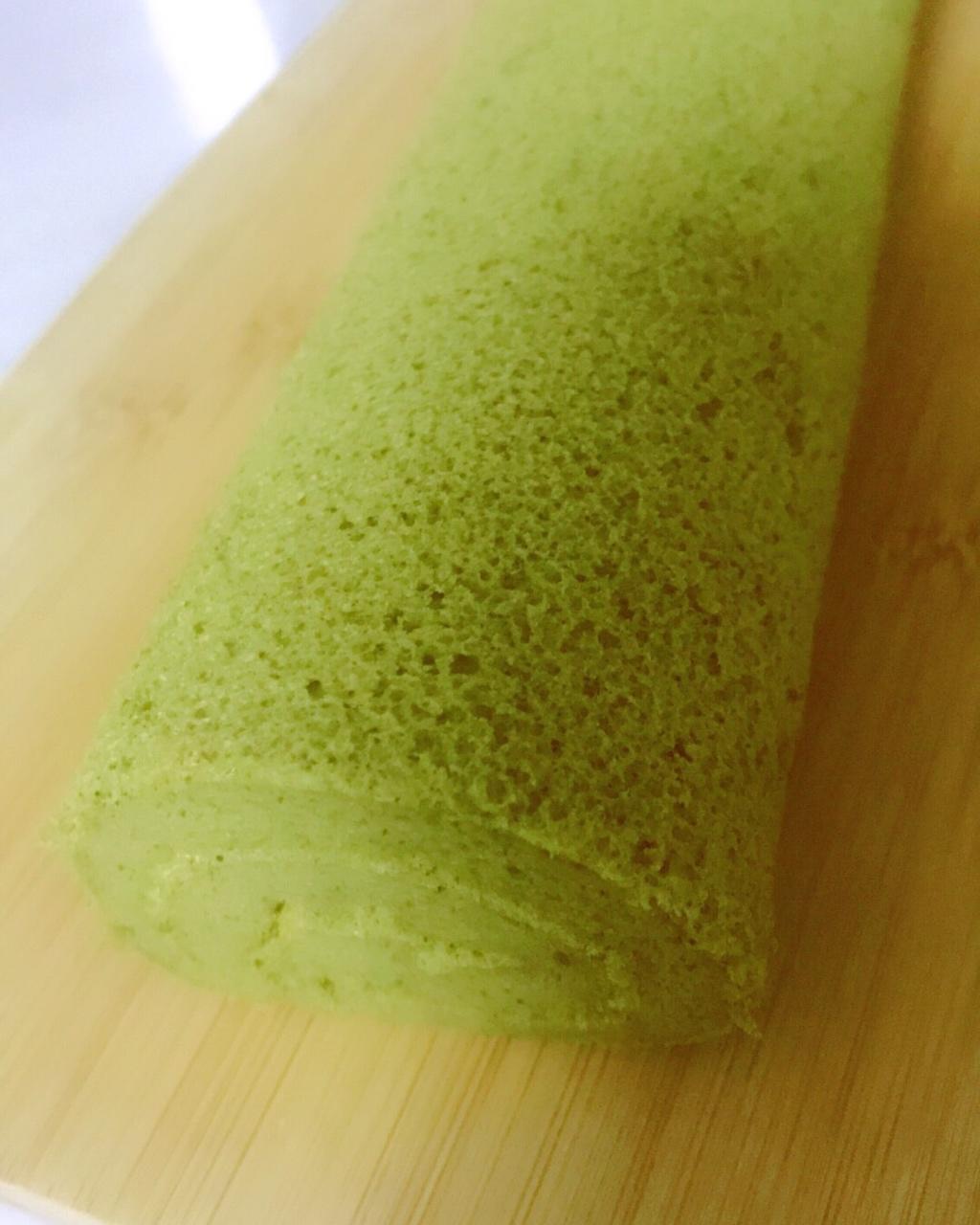 抹茶红豆蛋糕卷