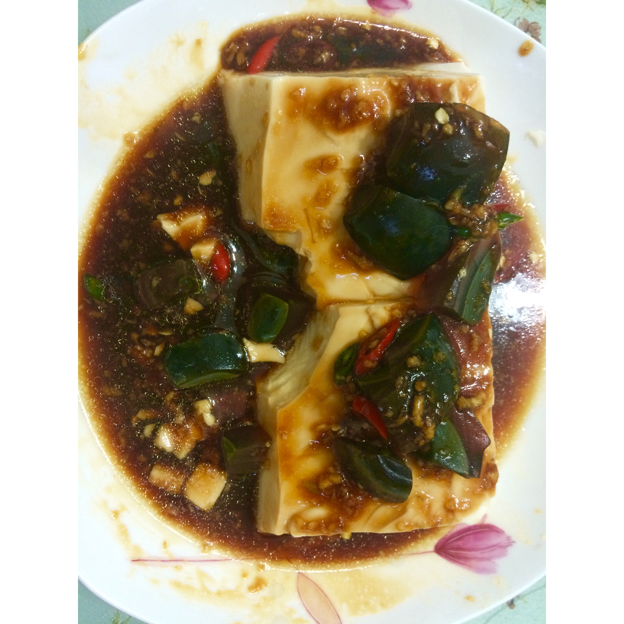 皮蛋豆腐