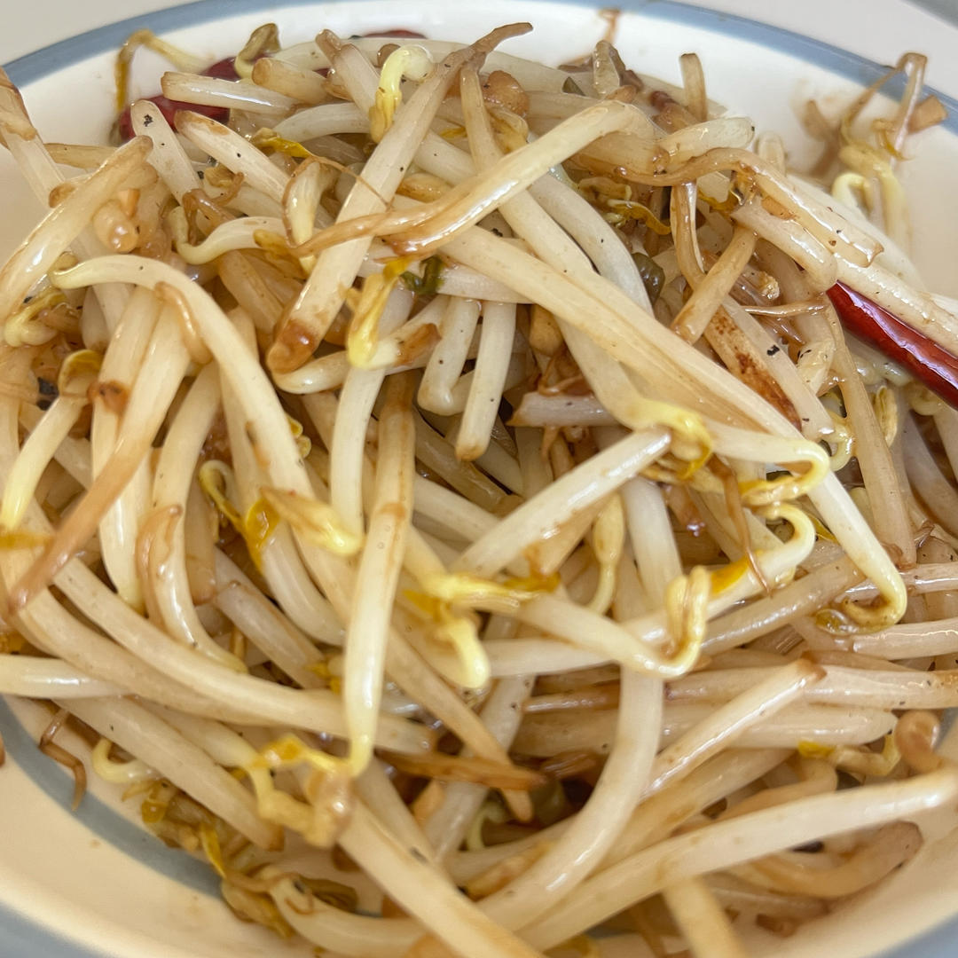 家庭版醋溜豆芽