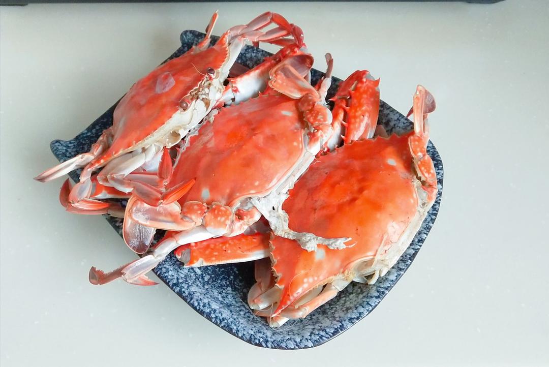 8月螃蟹正鲜美，大厨教你一招，蒸螃蟹不掉腿不流黄，好看又好吃