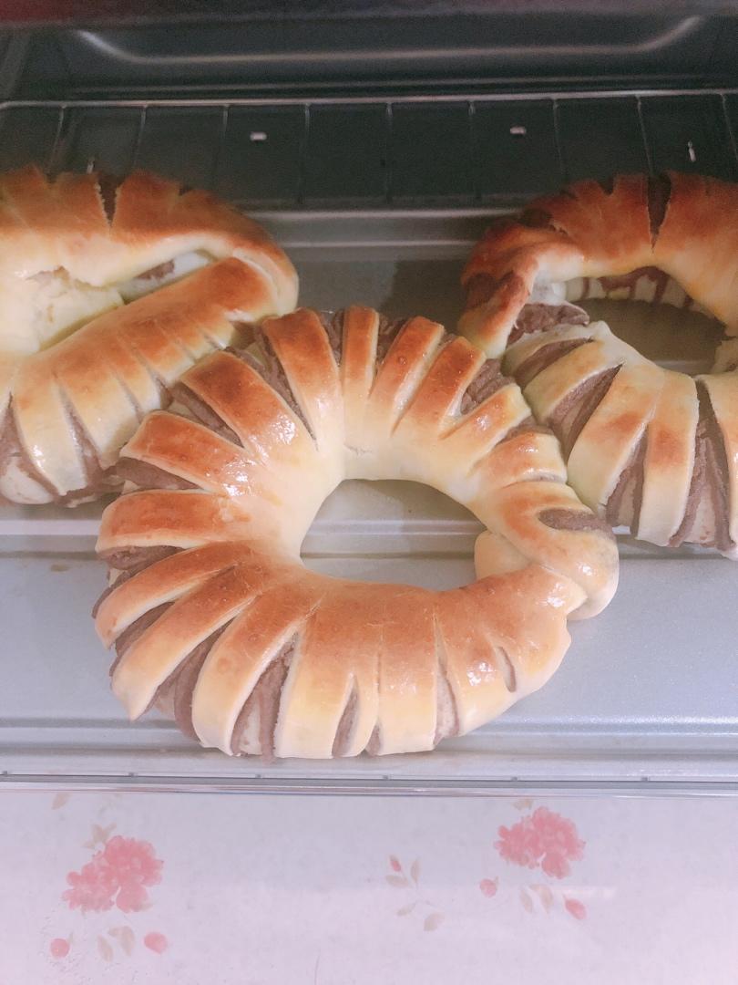 童年的记忆～豆沙面包圈烤箱版 简单易做新手必成功！