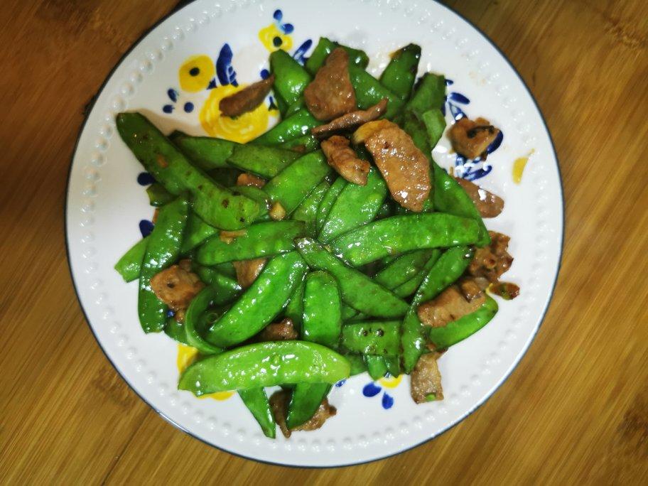 荷兰豆炒肉