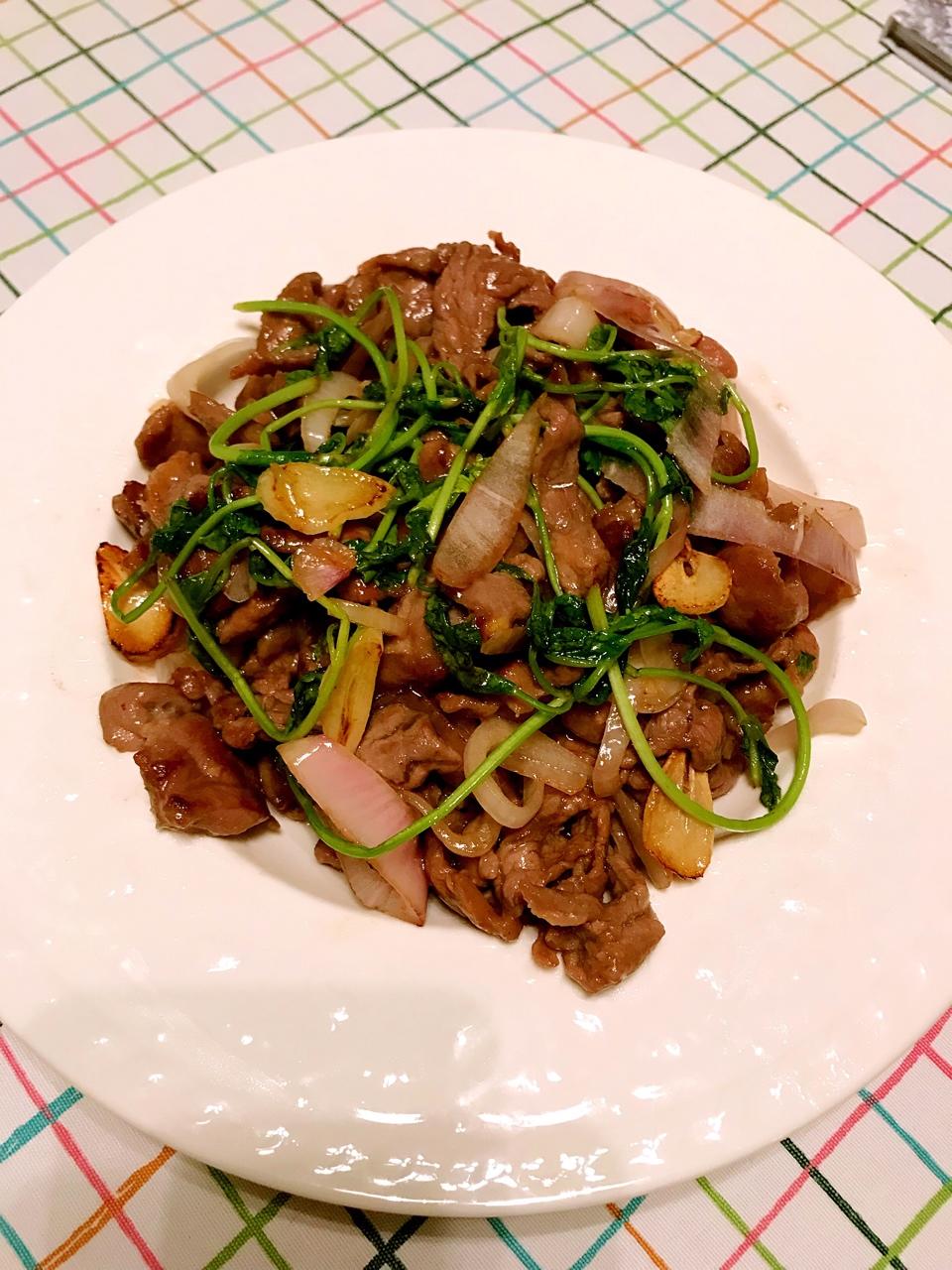 炒烤羊肉