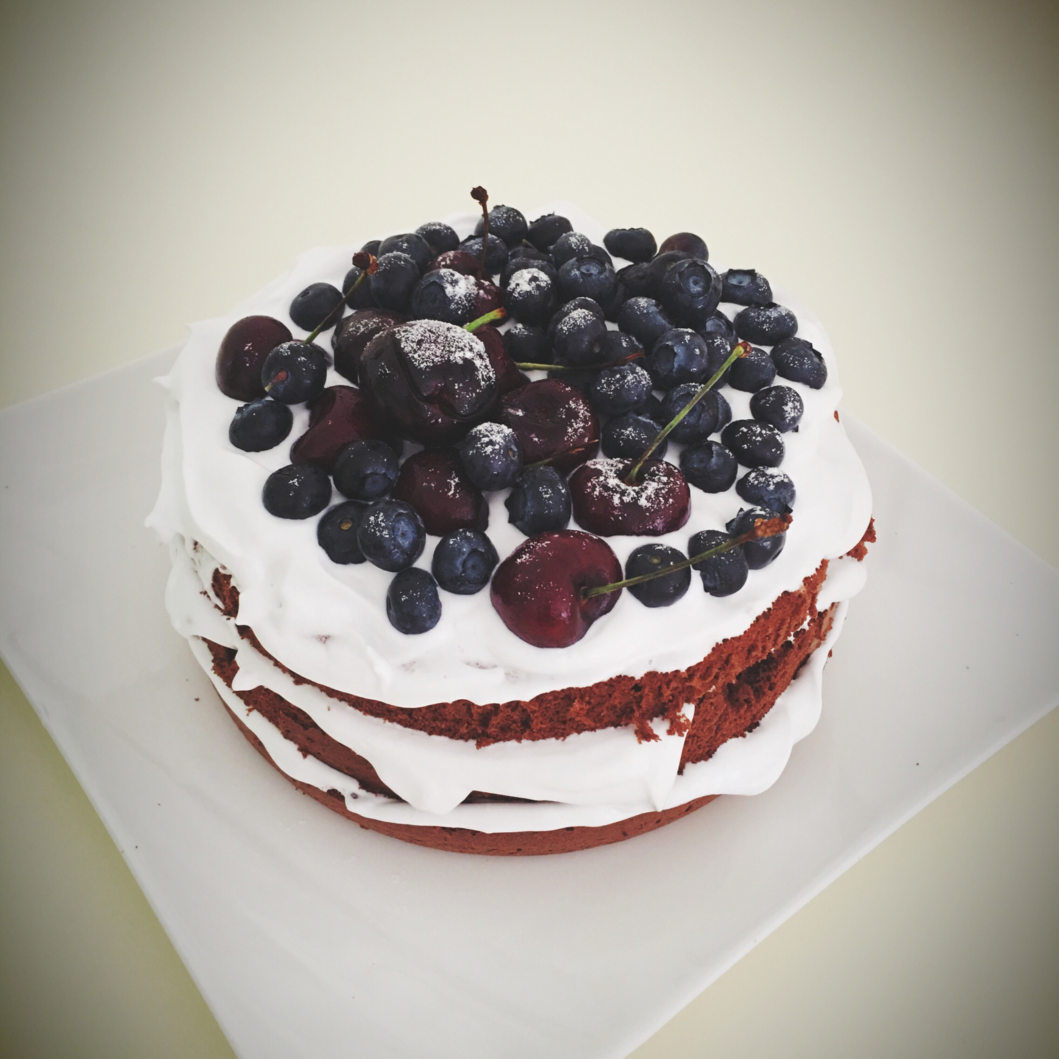 圣诞呆萌裸蛋糕