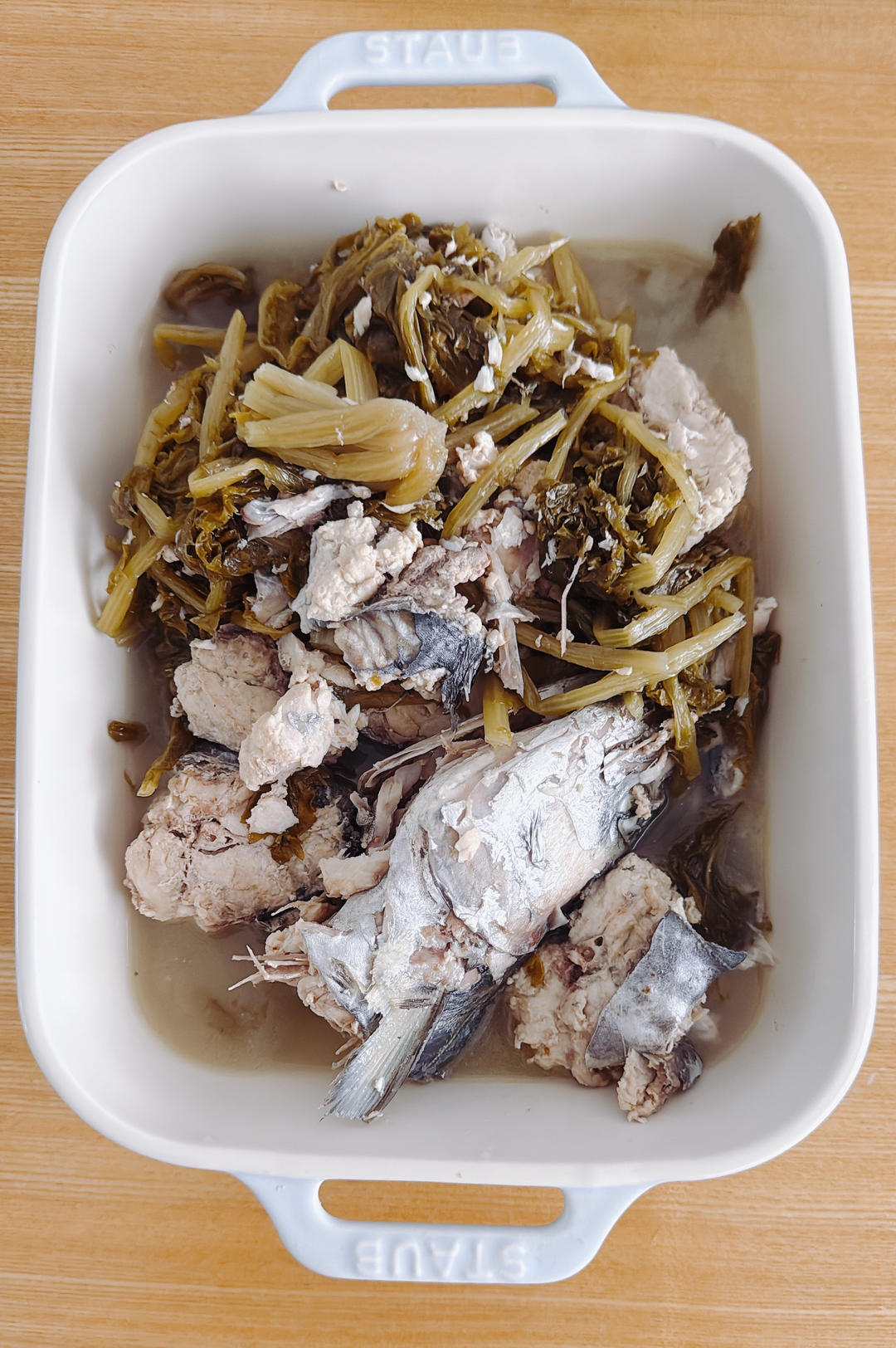 大汤雪菜马鲛鱼（川乌）