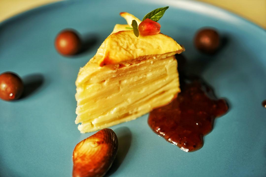 风靡法国的苹果隐形蛋糕