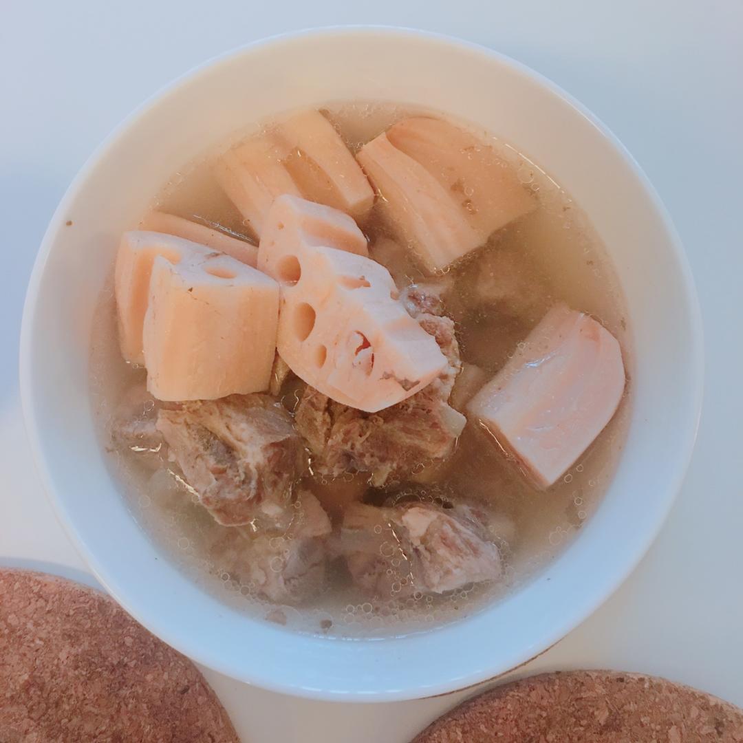 高压锅版莲藕排骨汤