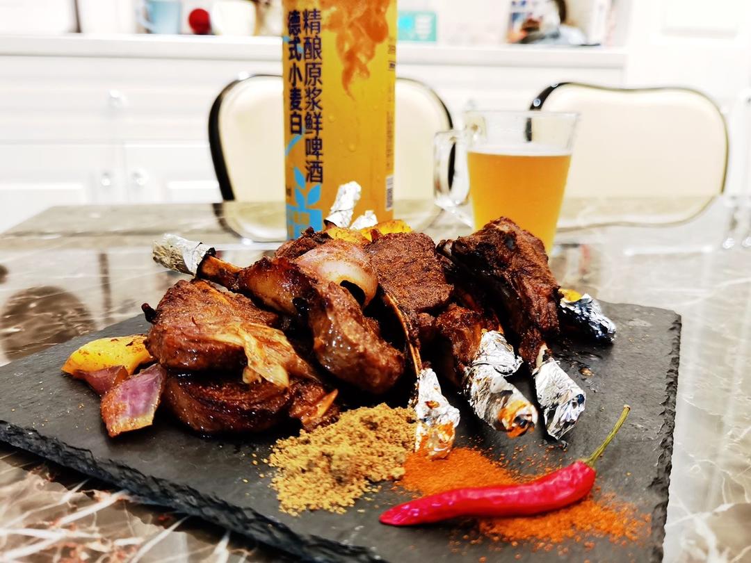 超好吃的烤羊排烤箱版