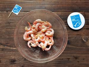 🦐虾的王炸吃法💥蒜香奶油北极甜虾焗蘑菇的做法 步骤3