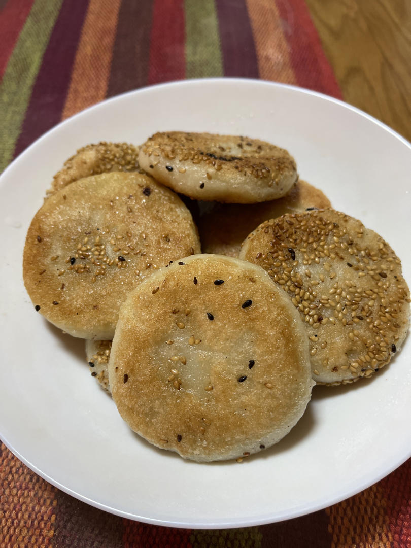 ㊙️东北糯米豆沙粘火勺 烫面法饼超级软 附虎口收拢法整形视频