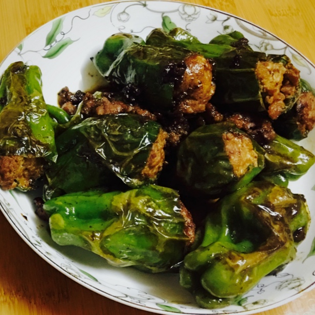 下饭菜肴--青椒酿肉