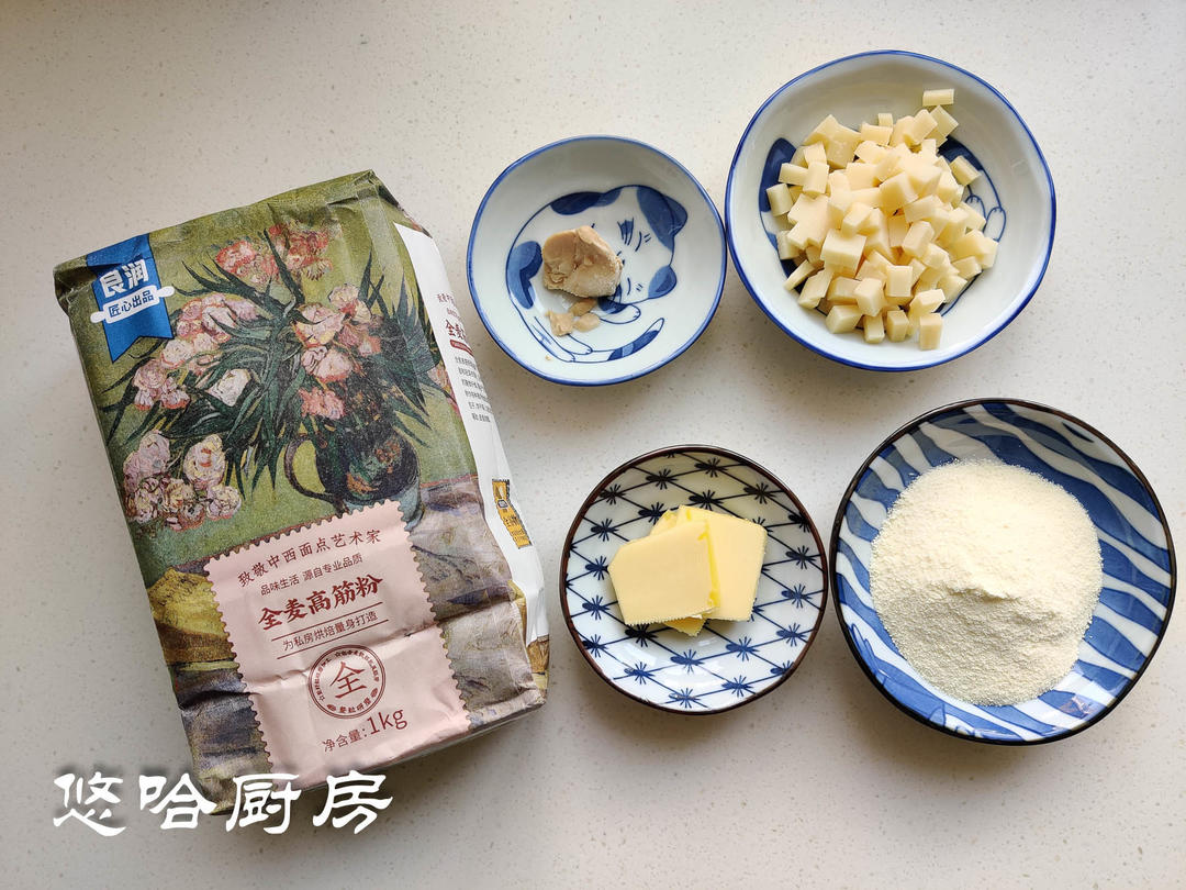 纯奶手撕吐司的做法 步骤1