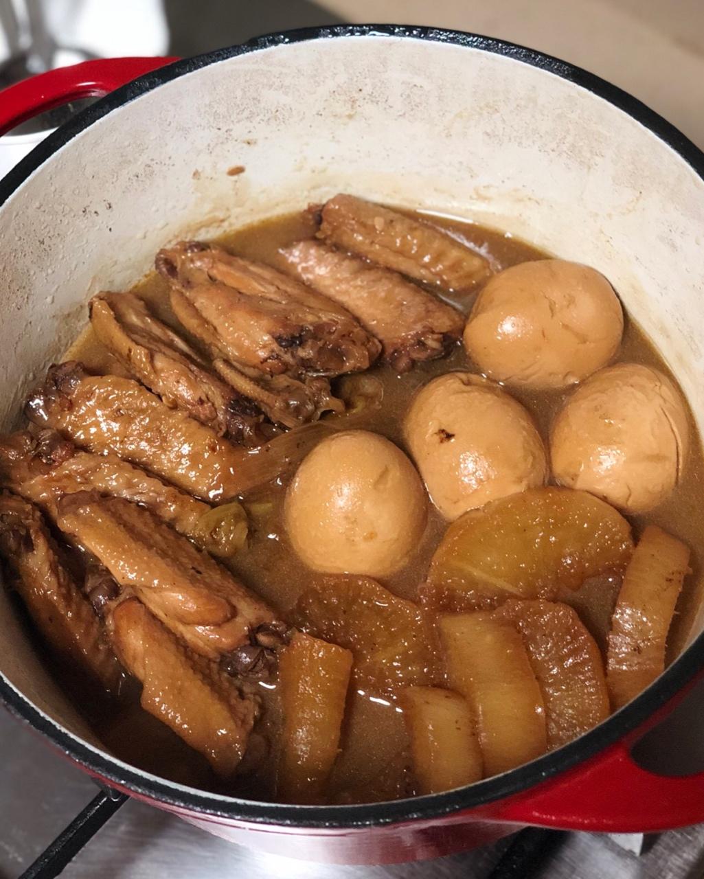 鸡翅萝卜煮物