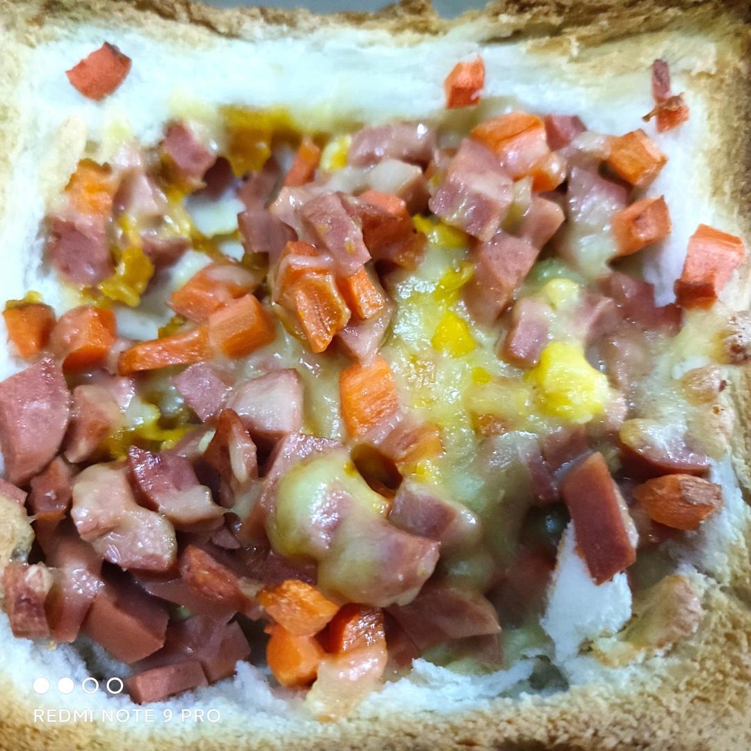 吐司披萨｜极简快手早餐