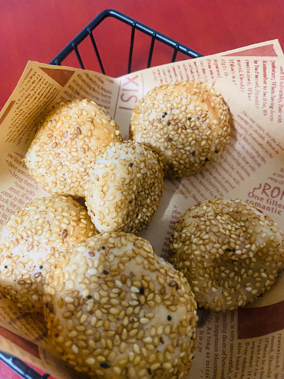 空气炸锅版麻团