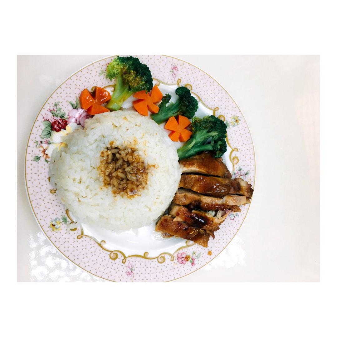 照烧鸡腿饭