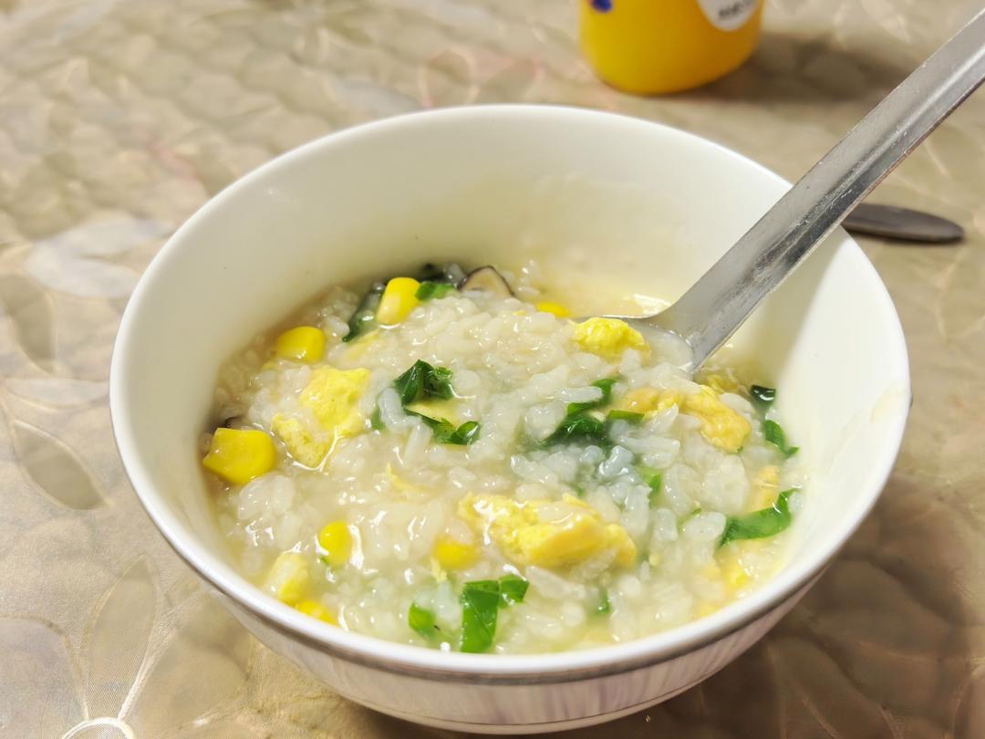 健康美味素食青菜粥