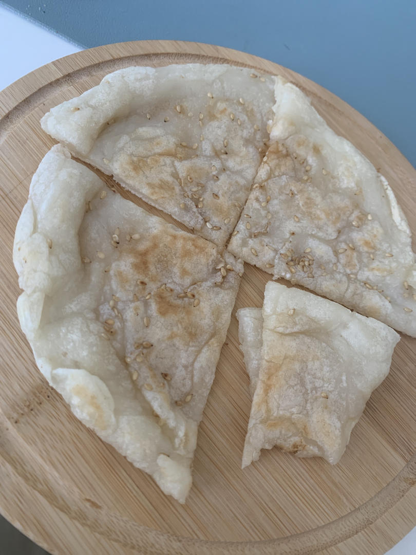 菜鸟也会的糯米粉煎饼