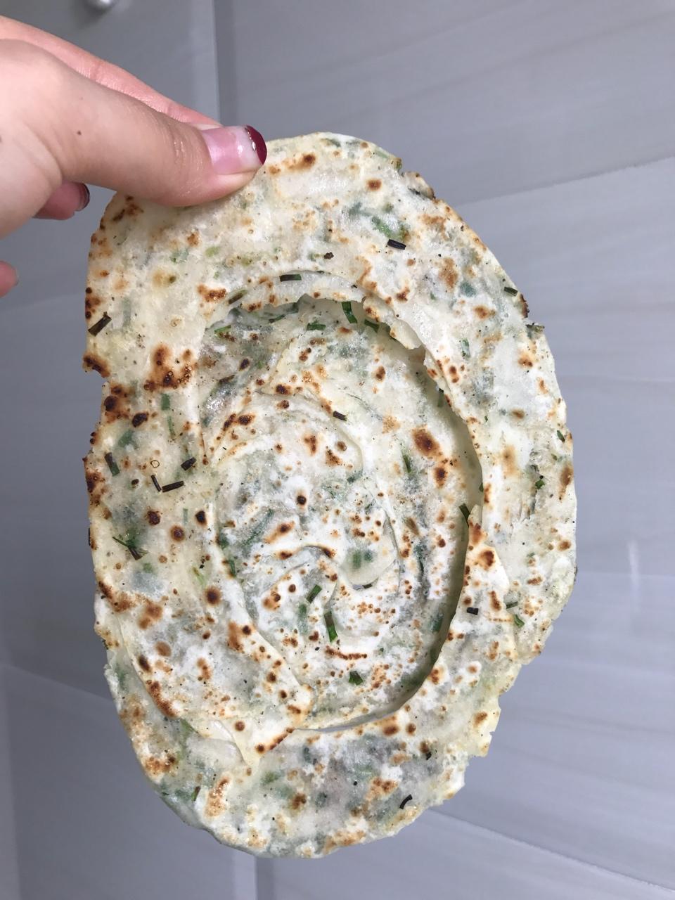 饺子皮葱油饼