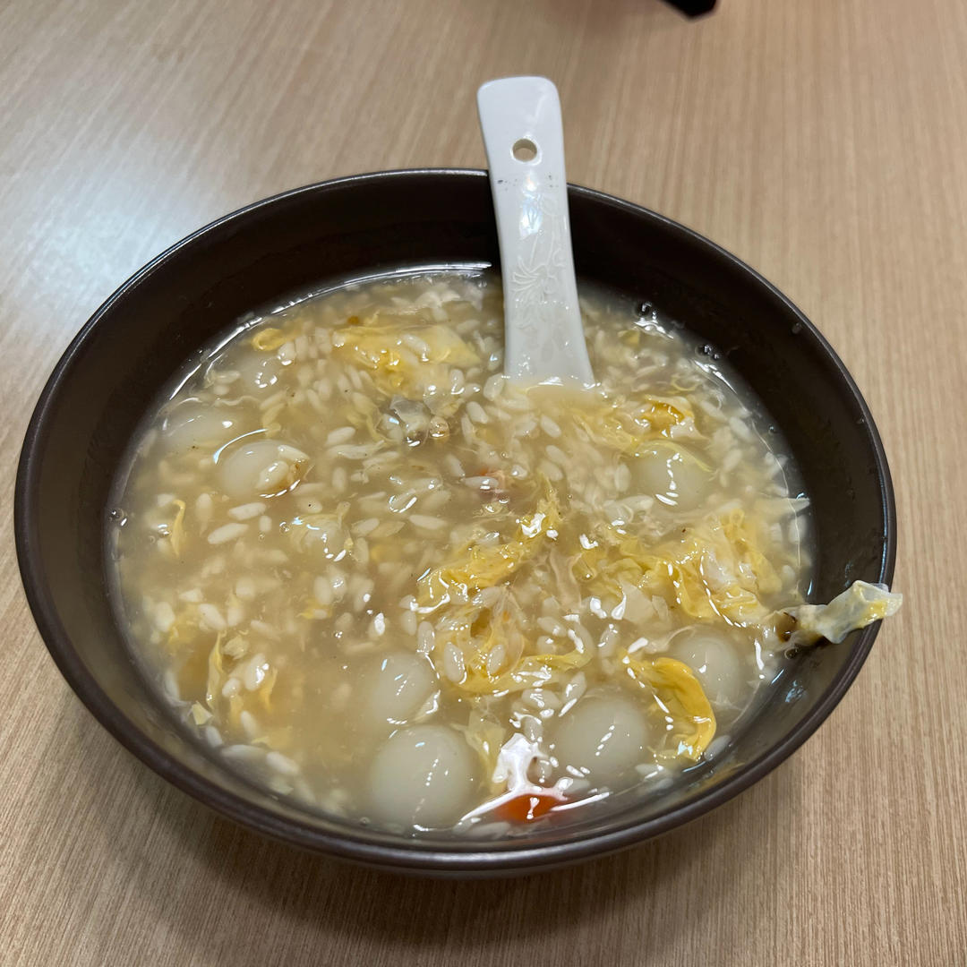 桂花酒酿圆子（附酒酿，小圆子做法）