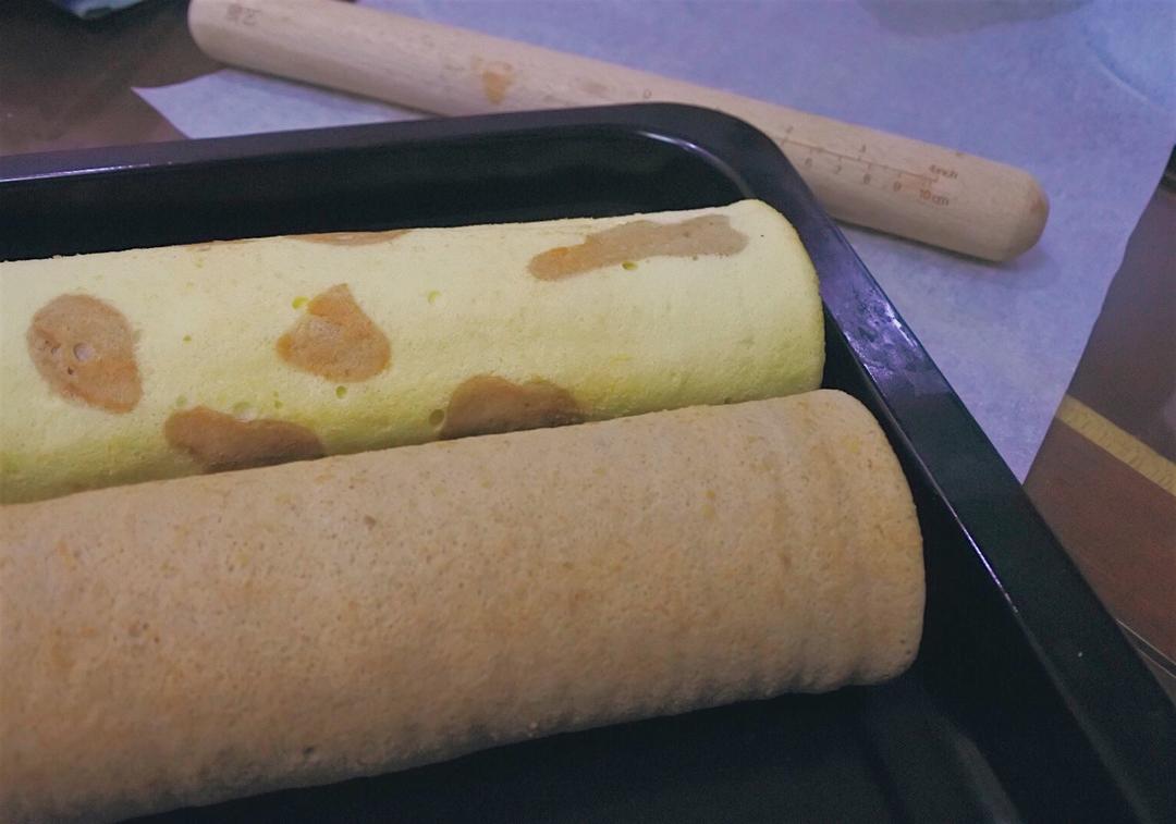 奶牛蛋糕卷+长颈鹿蛋糕卷