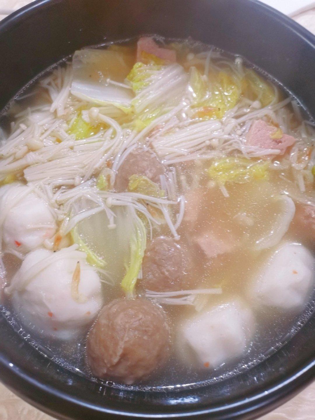 单人番茄底小火锅