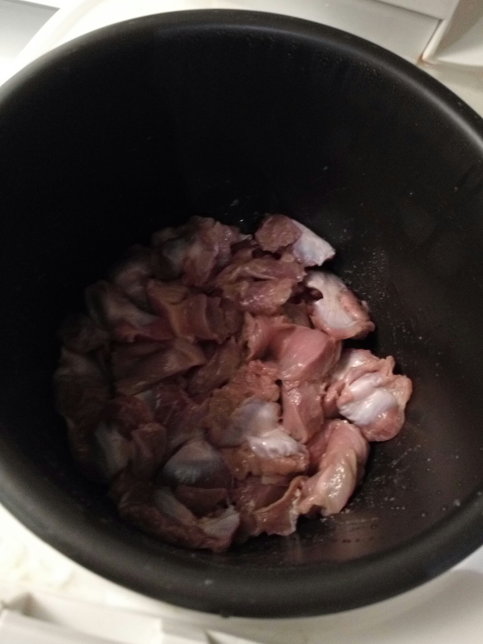 电饭锅盐焗鸡肾(鸡胗)的做法 步骤5