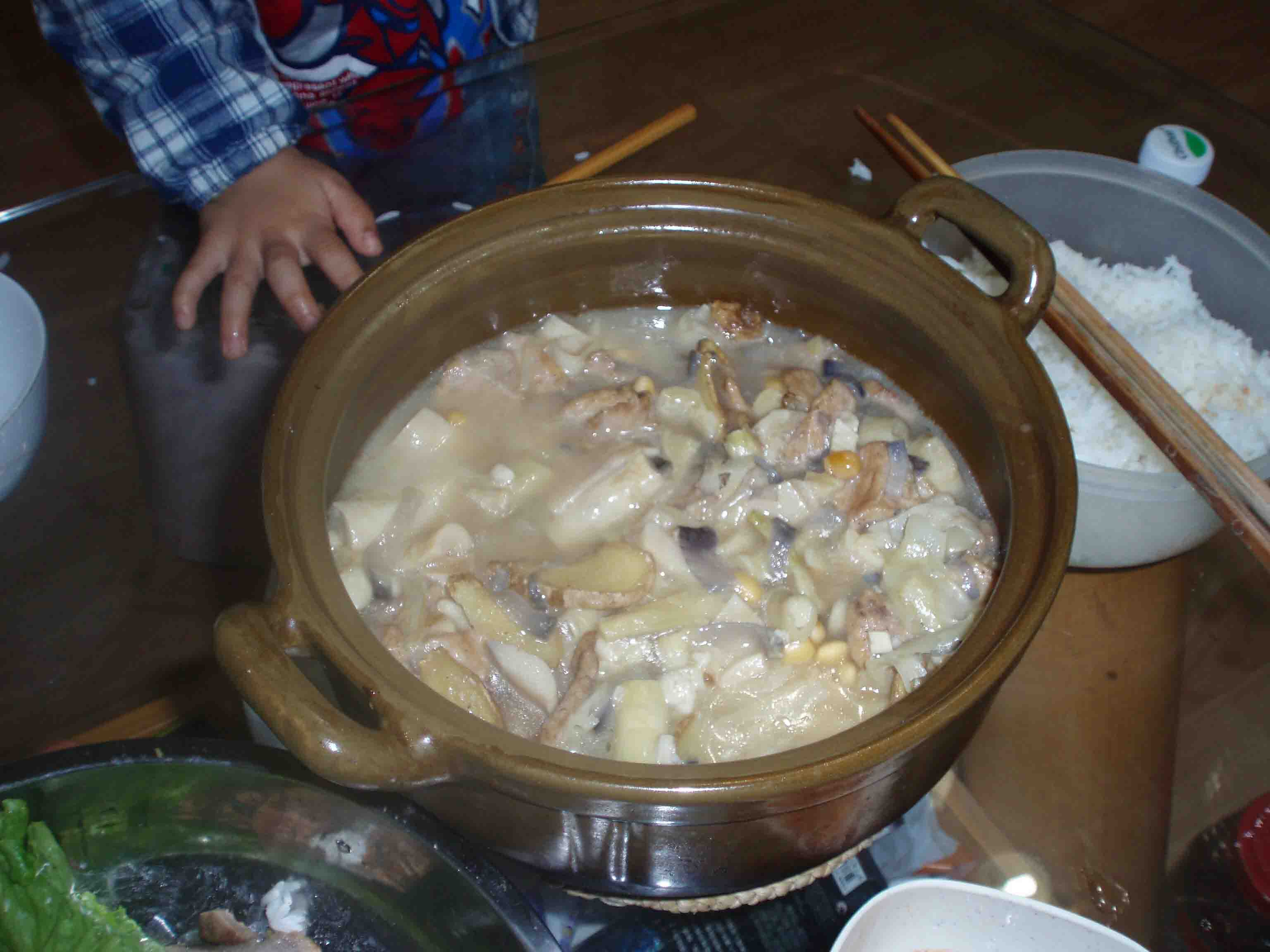 老饶家丨野生苦笋干煲排骨