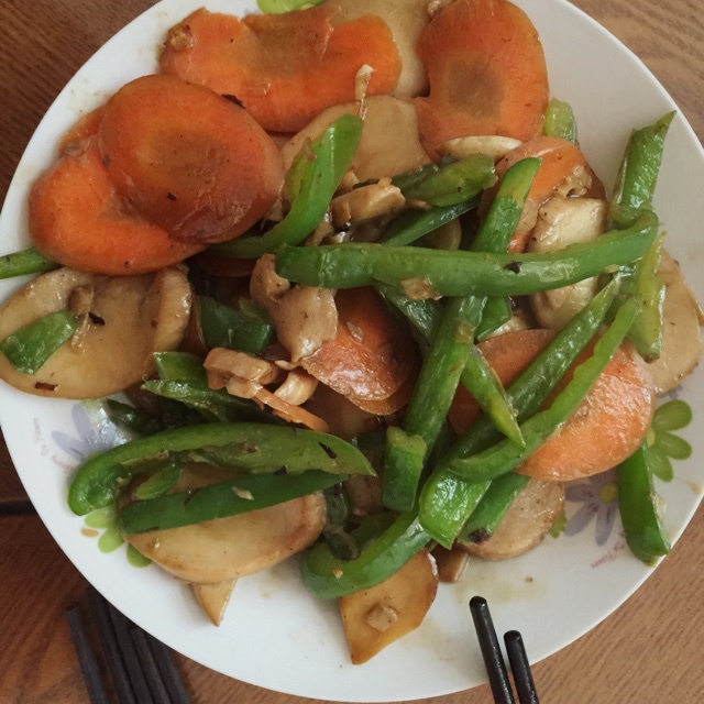 老丁的私房菜-美极杏鲍菇