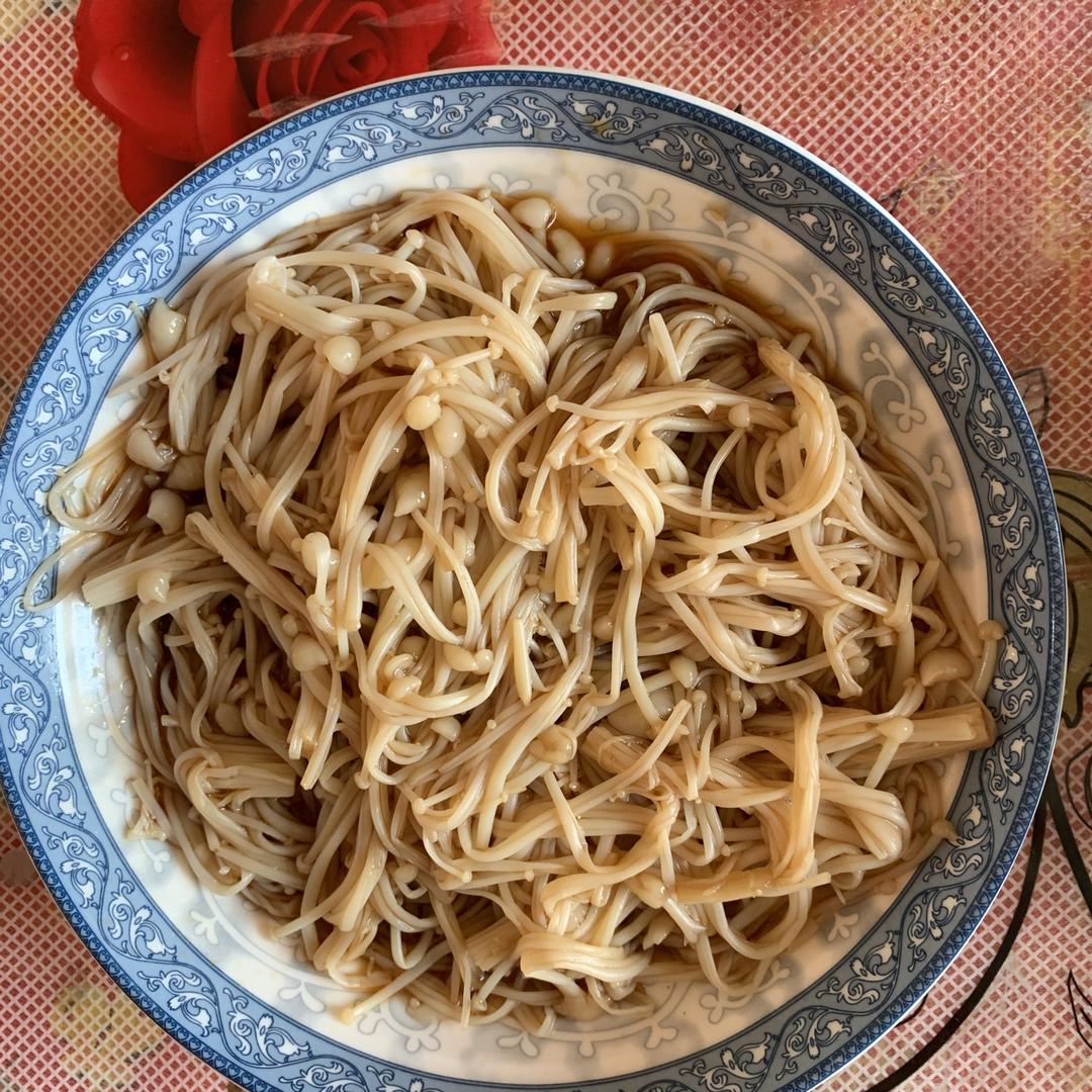 超简单凉拌金针菇