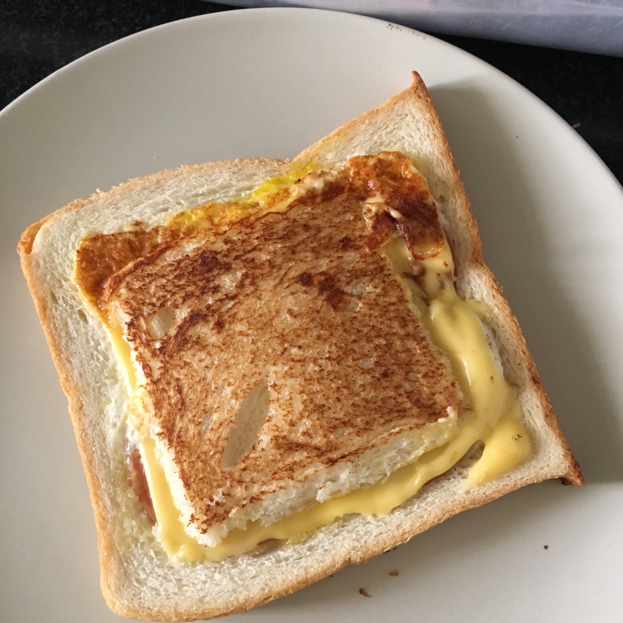 一片面包的三明治