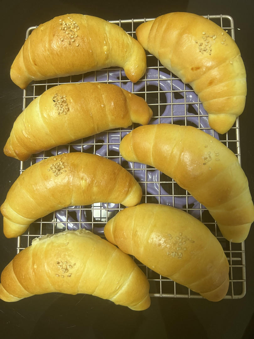 日式海盐可颂（咸可颂）-无需开酥，零失误的网红面包