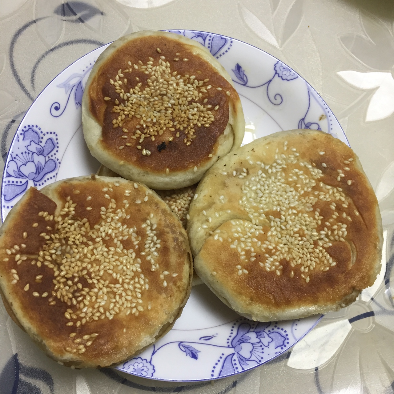 电饼铛老北京麻酱烧饼