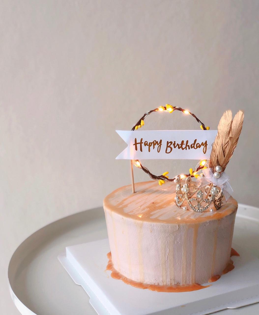 好吃到感动的咸焦糖戚风