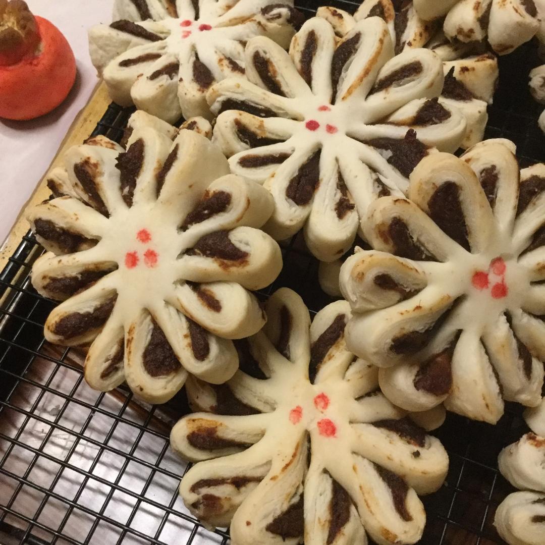 枣花酥，枣泥菊花酥