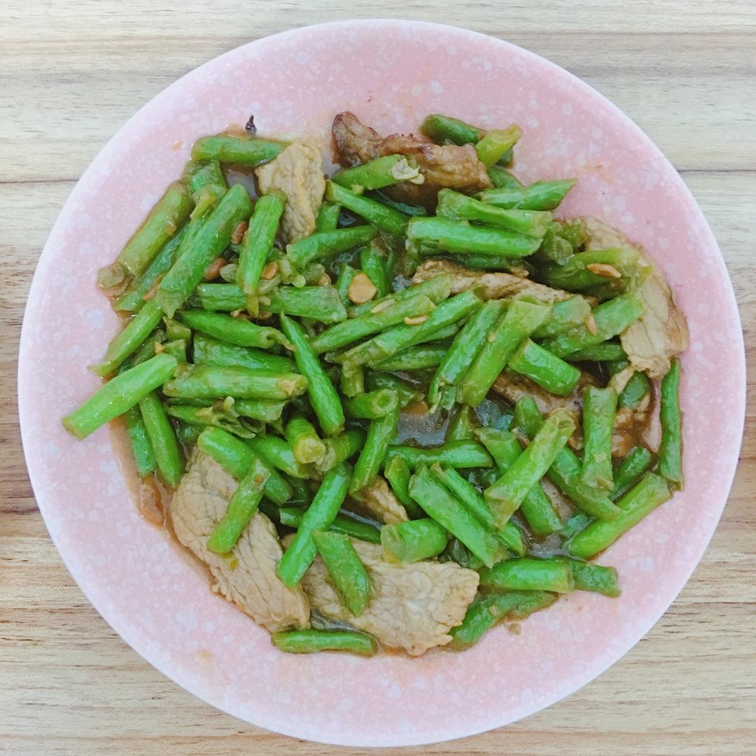 豆角炒肉丝