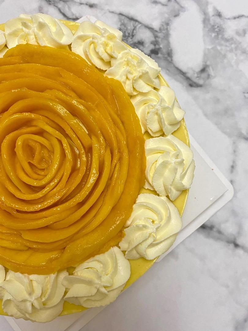 《Tinrry下午茶》教你做芒果流心慕斯（6寸配方）