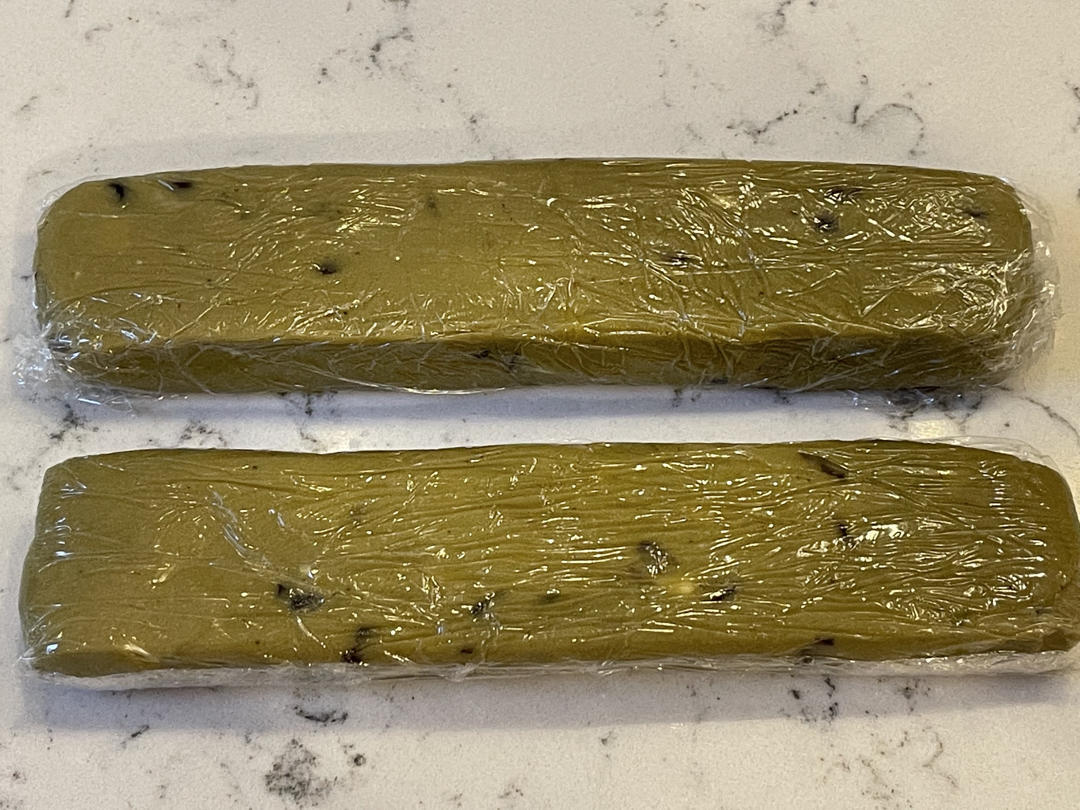抹茶白巧克力饼干