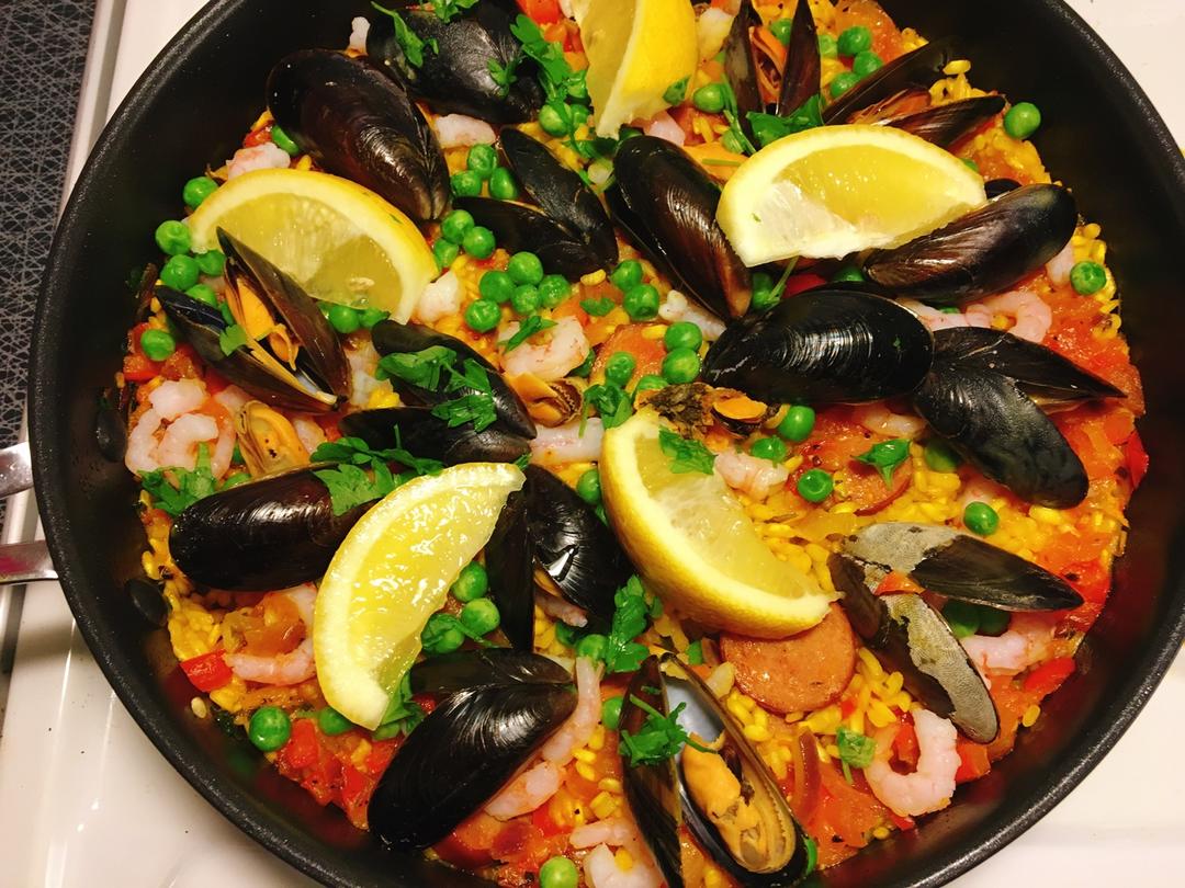 【曼食慢语】Seafood Paella 西班牙海鲜饭