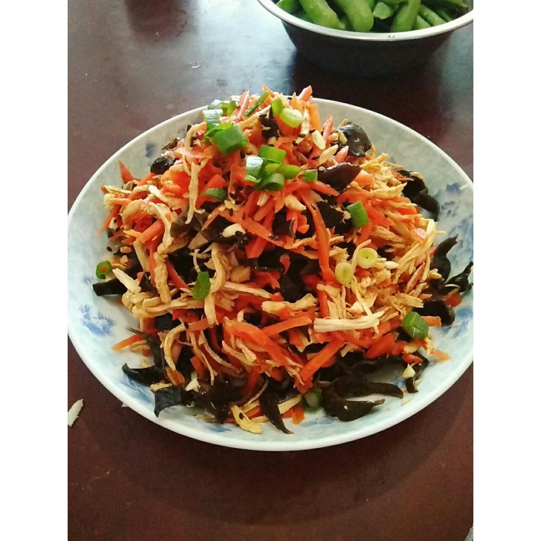 减脂健身｜凉拌手撕鸡丝（香辣&麻油版）