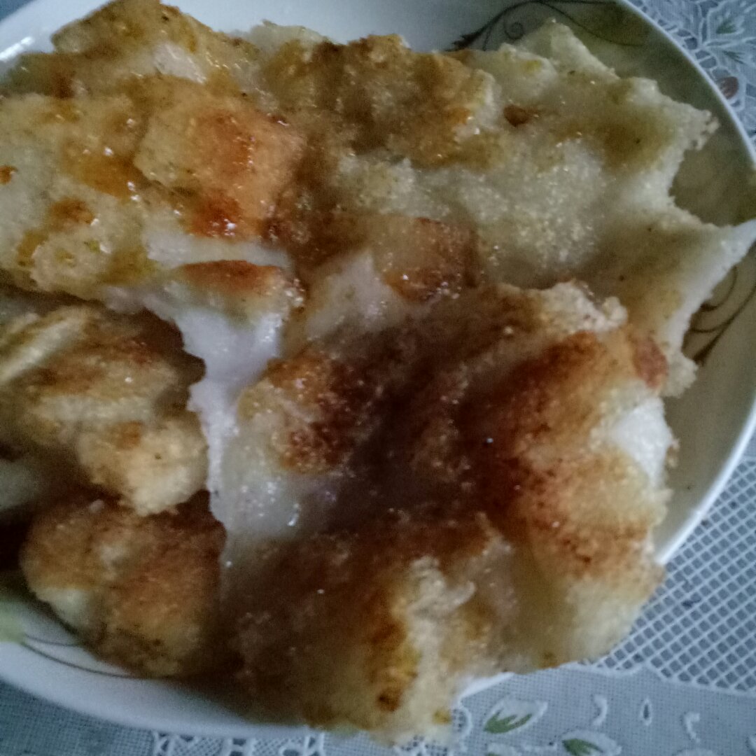 糯米糍粑---江南人叫它糍饭糕！