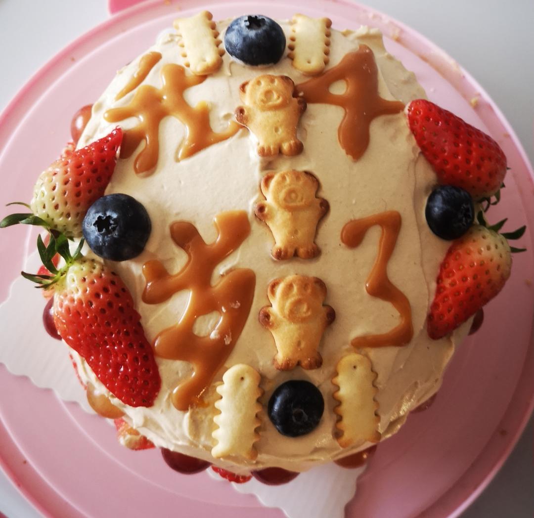 绝配焦糖咖啡奶油蛋糕（6寸）