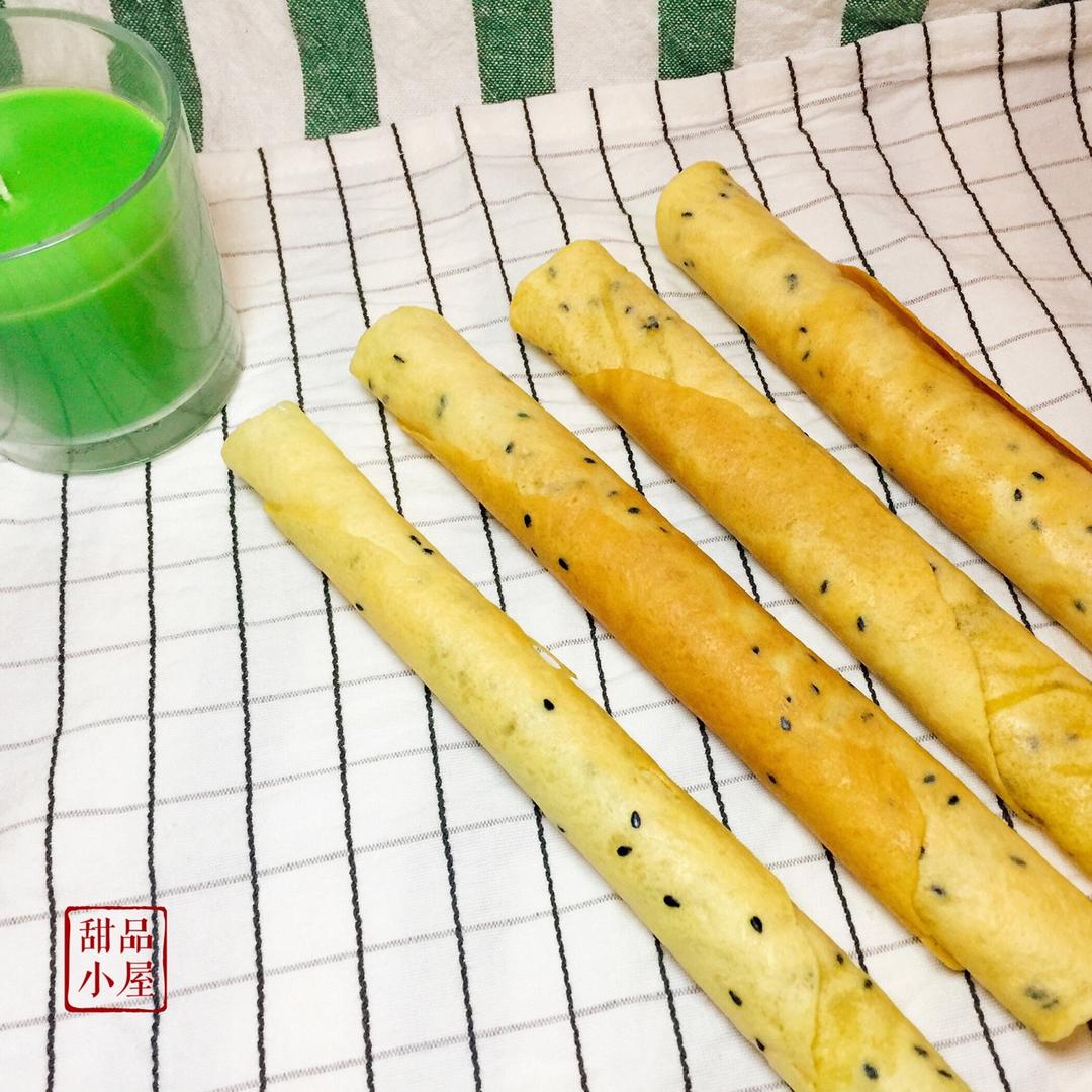 黑芝麻香酥蛋卷