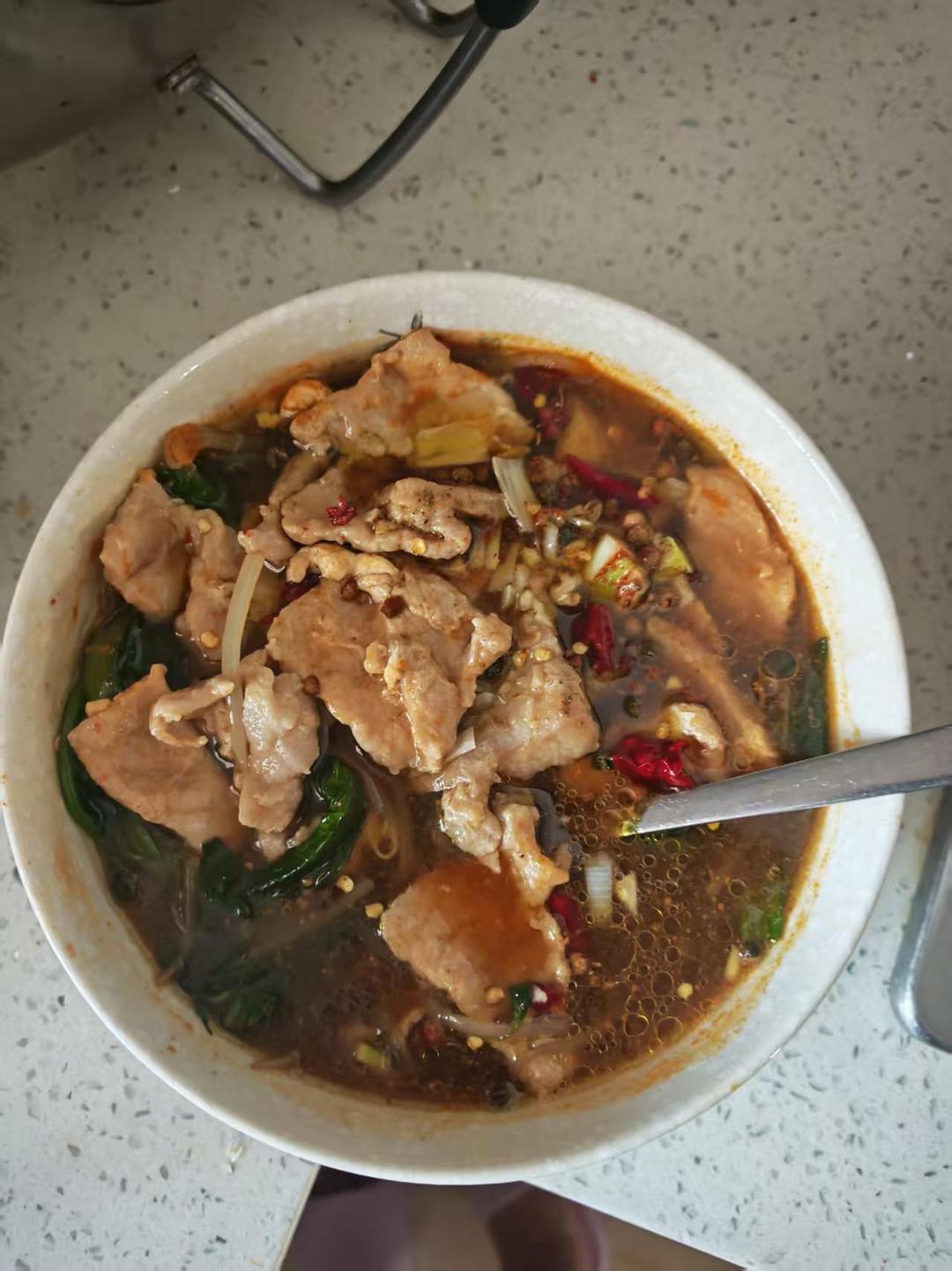 水煮肉片（肯定不翻车）